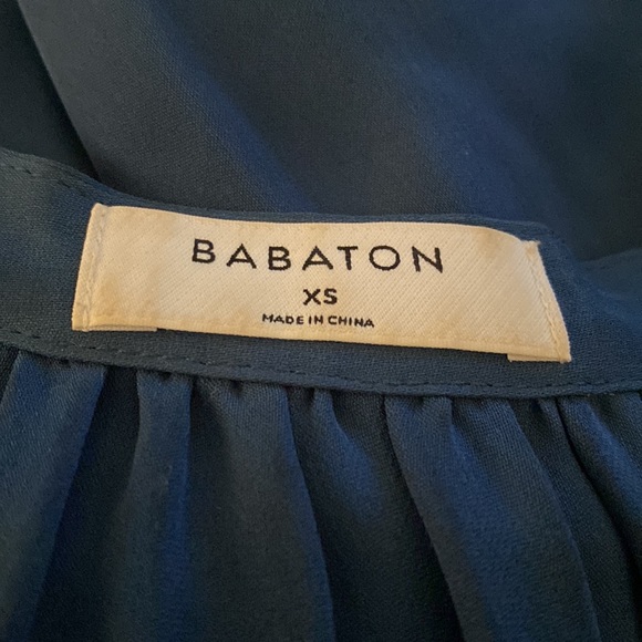 Babaton Aritzia 100% silk beautiful sleeveless lined dress w/ drawstring waist. - Picture 8 of 13